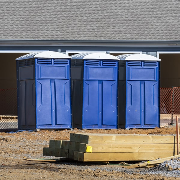 what is the cost difference between standard and deluxe porta potty rentals in Chester